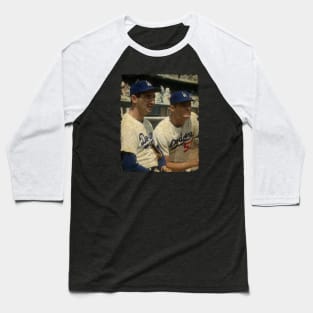 Sandy Koufax and Don Drysdale in Los Angeles Dodgers Baseball T-Shirt